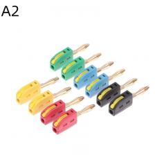 Быстроразъемные позолоченные разъемы типа «банан» 4 мм, 32 А Быстроразъемные позолоченные разъемы типа «банан» 4 мм, 32 А