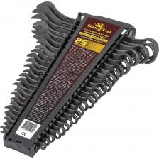 Ключи комбинированные, набор из 25 предметов на пластиковом держателе от бренда KINGTUL - самый распространённый и популярный тип гаечного ключа, сочетающий в конструкции рожковый и накидной профили.Универсальность. Использование двух одноразмерных профилей делает инструмент универсальным. Его основное достоинство проводить работы в самых труднодоступных местах. Рожковая сторона ключа подходит для работ с крепежом, доступ к которому есть лишь с одной стороны; а накидная часть для проведения работ с высоко нагруженными резьбовыми соединениями. Накидная часть имеет 14 граней. Превосходно подходит для ремонта легковых и грузовых автомобилей мототехники, квадроциклов, снегоходов, гидроциклов , спецтехники, садовой техники и прочих слесарно-монтажных работ с болтовым и гаечным крепежом.Качество изготовления. Ключи изготовлены из углеродистой стали, что значительно увеличивает их устойчивость к механическим нагрузкам.Удобство. Набор оснащен удобным пластиковым держателем-переноской. Все ключи имеют собственную нишу и надежно закреплены на держателе. Ключи комбинированные, набор из 25 предметов на пластиковом держателе от бренда KINGTUL - самый распространённый и популярный тип гаечного ключа, сочетающий в конструкции рожковый и накидной профили.Универсальность. Использование двух одноразмерных профилей делает инструмент универсальным. Его основное достоинство проводить работы в самых труднодоступных местах. Рожковая сторона ключа подходит для работ с крепежом, доступ к которому есть лишь с одной стороны; а накидная часть для проведения работ с высоко нагруженными резьбовыми соединениями. Накидная часть имеет 14 граней. Превосходно подходит для ремонта легковых и грузовых автомобилей мототехники, квадроциклов, снегоходов, гидроциклов , спецтехники, садовой техники и прочих слесарно-монтажных работ с болтовым и гаечным крепежом.Качество изготовления. Ключи изготовлены из углеродистой стали, что значительно увеличивает их устойчивость к механическим нагрузкам.Удобство. Набор оснащен удобным пластиковым держателем-переноской. Все ключи имеют собственную нишу и надежно закреплены на держателе.