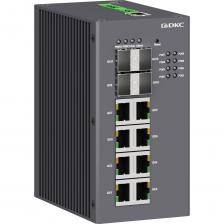 Промышленный управляемый коммутатор DKC с поддержкой PoE, 4x100Base X, 1000Base X, 10/100/1000Base T X SFP слота: 8x10/100 N2000 4GX8 N2000-4GX8GP-P4 Промышленный управляемый коммутатор DKC с поддержкой PoE, 4x100Base X, 1000Base X, 10/100/1000Base T X SFP слота: 8x10/100 N2000 4GX8 N2000-4GX8GP-P4