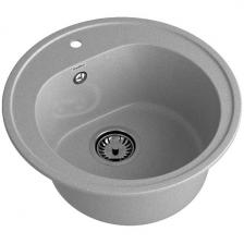 Кухонная мойка GranFest RONDO 510, 1-чаша, D-508мм, серый (R-510 серый) Кухонная мойка GranFest RONDO 510, 1-чаша, D-508мм, серый (R-510 серый)