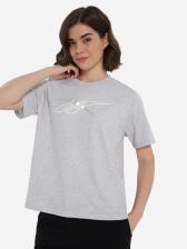 Футболка женская Reebok Brielle Crew, Серый Футболка женская Reebok Brielle Crew, Серый