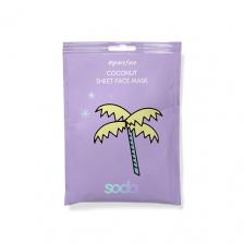 SODA Тканевая маска для лица "кокос" COCONUT SHEET FACE MASK 1 SODA Тканевая маска для лица "кокос" COCONUT SHEET FACE MASK 1