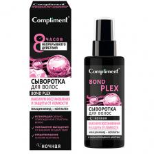 Сыворотка для ухода за волосами COMPLIMENT Ночная сыворотка для волос максимум восстановленияи защита от ломкости 110 Сыворотка для ухода за волосами COMPLIMENT Ночная сыворотка для волос максимум восстановленияи защита от ломкости 110