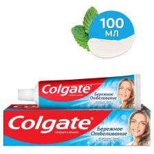 Зубная паста Colgate Бережное отбеливание с фтором и кальцием 100мл Зубная паста Colgate Бережное отбеливание с фтором и кальцием 100мл