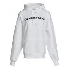 Толстовка Converse Classic Logo Athleisure Casual Sports Fleece Lined Hoodie White 10021657-A02 Толстовка Converse Classic Logo Athleisure Casual Sports Fleece Lined Hoodie White 10021657-A02