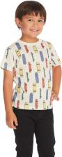 Футболка Chaser Kids All Over Skateboard Tee, цвет Coconut Milk Футболка Chaser Kids All Over Skateboard Tee, цвет Coconut Milk