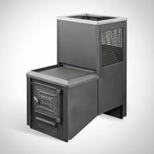 Печь банная ПБ-25Б, без бака для воды, задняя стенка съёмная, сталь 6 мм Печь банная ПБ-25Б, без бака для воды, задняя стенка съёмная, сталь 6 мм