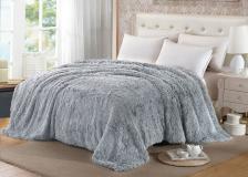 Плед покрывало травка пушистый искусственный мех 200х230 см евро Плед покрывало травка пушистый искусственный мех 200х230 см евро