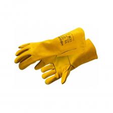 Сварочные перчатки HOEGERT TECHNIK KANDEL HT5K736- это профессиональное решение для сварщиков, работающих методом MIG/MAG. Изготовленные из высококачественной кожи спилка крупного рогатого скота, эти перчатки обеспечивают превосходную защиту от механических повреждений, искр и высоких температур.Особенности:Прочная кожа: Кожа спилка крупного рогатого скота гарантирует долговечность и устойчивость к износу даже при интенсивной эксплуатации.Кевларовые швы: Усиленные швы из кевлара значительно повышают прочность перчаток и предотвращают их разрыв в самых нагруженных местах.Надежная защита: Соответствуют стандартамEN ISO 21420, EN ISO 12477 тип A, EN ISO 388 (4243X), EN ISO 407 (413X4X), обеспечивая высокий уровень защиты от механических и термических рисков.Оптимизированы для MIG/MAG:Специально разработаны для сварки методом MIG/MAG, обеспечивая комфорт и свободу движений во время работы.Желтый цвет: Обеспечивает хорошую видимость перчаток в условиях рабочей среды.Преимущества:Высокая прочность и долговечность.Надежная защита от искр, брызг металла и высоких температур.Удобство и комфорт при работе.Соответствие европейским стандартам безопасности.Идеальны для:Профессиональных сварщиков, работающих методом MIG/MAG.Использования в тяжелых условиях и при интенсивной работе. Сварочные перчатки HOEGERT TECHNIK KANDEL HT5K736- это профессиональное решение для сварщиков, работающих методом MIG/MAG. Изготовленные из высококачественной кожи спилка крупного рогатого скота, эти перчатки обеспечивают превосходную защиту от механических повреждений, искр и высоких температур.Особенности:Прочная кожа: Кожа спилка крупного рогатого скота гарантирует долговечность и устойчивость к износу даже при интенсивной эксплуатации.Кевларовые швы: Усиленные швы из кевлара значительно повышают прочность перчаток и предотвращают их разрыв в самых нагруженных местах.Надежная защита: Соответствуют стандартамEN ISO 21420, EN ISO 12477 тип A, EN ISO 388 (4243X), EN ISO 407 (413X4X), обеспечивая высокий уровень защиты от механических и термических рисков.Оптимизированы для MIG/MAG:Специально разработаны для сварки методом MIG/MAG, обеспечивая комфорт и свободу движений во время работы.Желтый цвет: Обеспечивает хорошую видимость перчаток в условиях рабочей среды.Преимущества:Высокая прочность и долговечность.Надежная защита от искр, брызг металла и высоких температур.Удобство и комфорт при работе.Соответствие европейским стандартам безопасности.Идеальны для:Профессиональных сварщиков, работающих методом MIG/MAG.Использования в тяжелых условиях и при интенсивной работе.