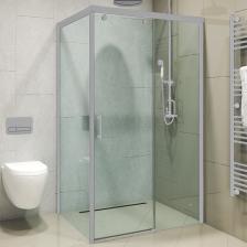 Душевое ограждение трехсегментное раздвижное с подвесными роликами производства фабрики GuteWetter.В душевом ограждении реализованы новейшие разработки профильных систем, позволившие отказаться от нижнего направляющего профиля. Теперь вход в душевое ограждение стал комфортнее, поверхность пола в помещении без явных конструктивных дополнений переходит в пространтсво душа.Душевое ограждение в бесцветном стекле является универсальным, комплектуется двумя комплектами фурнитуры которые позволяют смонтировать как правое так и левое открывание двери. Изделие в матовом стекле не универсальное, необходимо выбрать нужный тип.Внимание! Душевое ограждение производиться с техническим зазором в 15 мм. Душевое ограждение трехсегментное раздвижное с подвесными роликами производства фабрики GuteWetter.В душевом ограждении реализованы новейшие разработки профильных систем, позволившие отказаться от нижнего направляющего профиля. Теперь вход в душевое ограждение стал комфортнее, поверхность пола в помещении без явных конструктивных дополнений переходит в пространтсво душа.Душевое ограждение в бесцветном стекле является универсальным, комплектуется двумя комплектами фурнитуры которые позволяют смонтировать как правое так и левое открывание двери. Изделие в матовом стекле не универсальное, необходимо выбрать нужный тип.Внимание! Душевое ограждение производиться с техническим зазором в 15 мм.