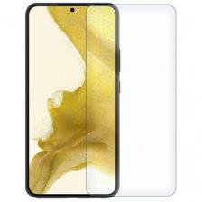 Стекло защитное гибридное Krutoff для Samsung Galaxy S22+ Стекло защитное гибридное Krutoff для Samsung Galaxy S22+