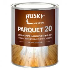 лак уретано-алкидный паркетный HUSKY PARQUET 20 0,9л полуматовый, арт.30153 лак уретано-алкидный паркетный HUSKY PARQUET 20 0,9л полуматовый, арт.30153