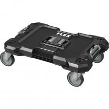 Тележка FLEX STACK PACK TKA SP RD 533246. Благодаря прочной системе хранения и транспортировки STACK PACK инструменты и принадлежности можно легко транспортировать на строительную площадку. Высокая грузоподъемность. Тележка выдерживает нагрузку до 115 кг. Тележка предназначена для удобной транспортировки кейсов системы хранения FLEX STACK PACK. Надежные точки крепления фиксируют кейсы на неподвижной платформе. Дополнительное крепление обеспечивают быстроразъемные защелки. Тележка для транспортировки оснащена 4-мя прочными поворотными колесами, два из которых с функцией блокировки. Легко транспортируется. Для удобного перемещения между объектами тележка моментально крепится на боковую планку (арт. 531471) с помощью встроенного вспомогательного крюка в основании. Повышенная прочность. Тележка выполнена из ударопрочного пластика. Простота сборки. Быстроразъемные соединения обеспечивают моментально соединение отдельных кейсов, что позволяет собирать систему хранения в соответствии с индивидуальными потребностями. Тележка FLEX STACK PACK TKA SP RD 533246. Благодаря прочной системе хранения и транспортировки STACK PACK инструменты и принадлежности можно легко транспортировать на строительную площадку. Высокая грузоподъемность. Тележка выдерживает нагрузку до 115 кг. Тележка предназначена для удобной транспортировки кейсов системы хранения FLEX STACK PACK. Надежные точки крепления фиксируют кейсы на неподвижной платформе. Дополнительное крепление обеспечивают быстроразъемные защелки. Тележка для транспортировки оснащена 4-мя прочными поворотными колесами, два из которых с функцией блокировки. Легко транспортируется. Для удобного перемещения между объектами тележка моментально крепится на боковую планку (арт. 531471) с помощью встроенного вспомогательного крюка в основании. Повышенная прочность. Тележка выполнена из ударопрочного пластика. Простота сборки. Быстроразъемные соединения обеспечивают моментально соединение отдельных кейсов, что позволяет собирать систему хранения в соответствии с индивидуальными потребностями.
