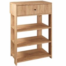 Тумба для обуви «Лайт», с ящиком, 600x350x890 мм, цвет дуб золотой крафт Тумба для обуви «Лайт», с ящиком, 600x350x890 мм, цвет дуб золотой крафт