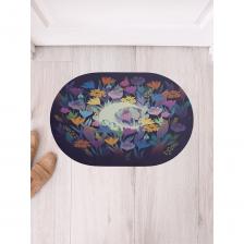 Если вы ищете уютный и стильный способ привести свою прихожую в порядок, то овальный коврик в прихожую 58x38 см - это то, что вам нужно! Половик придверный - прекрасное дополнение к декору интерьера вашего дома, квартиры и дачи. Подходит для украшения коридора и входной группы. Придверный коврик подстилка состоит из мягкого и при этом плотного верхнего слоя на основании 100% полиэстера. Нижний слой: прорезиненная основа с противоскользящим покрытием. Коврик для обуви плотно прилегает к полу и не скользит по поверхности. Ковер влаговпитывающий и устойчив к загрязнениям, легко очищается от загрязнений с помощью пылесоса или просто под струей воды. Аксессуар для дома подходит также для входной двери, кухни, ванной комнаты или любого другого помещения, где требуется дверной коврик, палас, дорожка противоскользящая, влаговпитывающая и легкая в уходе. Коврик дверной антискользящий - это прекрасный подарок. При распаковке маленького коврика может присутствовать незначительный запах, связанный с производственными особенностями. Яркость рисунка может отличаться от изображения на сайте. Допустимо отклонение в размерах +-2 см. Если вы ищете уютный и стильный способ привести свою прихожую в порядок, то овальный коврик в прихожую 58x38 см - это то, что вам нужно! Половик придверный - прекрасное дополнение к декору интерьера вашего дома, квартиры и дачи. Подходит для украшения коридора и входной группы. Придверный коврик подстилка состоит из мягкого и при этом плотного верхнего слоя на основании 100% полиэстера. Нижний слой: прорезиненная основа с противоскользящим покрытием. Коврик для обуви плотно прилегает к полу и не скользит по поверхности. Ковер влаговпитывающий и устойчив к загрязнениям, легко очищается от загрязнений с помощью пылесоса или просто под струей воды. Аксессуар для дома подходит также для входной двери, кухни, ванной комнаты или любого другого помещения, где требуется дверной коврик, палас, дорожка противоскользящая, влаговпитывающая и легкая в уходе. Коврик дверной антискользящий - это прекрасный подарок. При распаковке маленького коврика может присутствовать незначительный запах, связанный с производственными особенностями. Яркость рисунка может отличаться от изображения на сайте. Допустимо отклонение в размерах +-2 см.