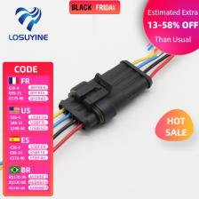 4-контактный Водонепроницаемый Электрический проводной Соединитель с кабелем 4-контактный Водонепроницаемый Электрический проводной Соединитель с кабелем