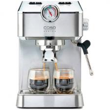Кофеварка Caso Espresso Gourmet, манометр, 19 бар, нержавеющая сталь Кофеварка Caso Espresso Gourmet, манометр, 19 бар, нержавеющая сталь