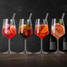 Набор бокалов для коктейлей с трубочками Nachtmann Tastes Good, 4шт Набор бокалов для коктейлей с трубочками Nachtmann Tastes Good, 4шт