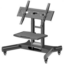 Cтойка для ТВ и интерактивной панели с кронштейном Onkron 32-70 мобильная, TS1350, черная Cтойка для ТВ и интерактивной панели с кронштейном Onkron 32-70 мобильная, TS1350, черная