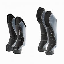 Транспортировочные ногавки Fouganza 500 Traveller для лошади, черно-серый Транспортировочные ногавки Fouganza 500 Traveller для лошади, черно-серый