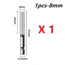 Алмазное сверло для сухой керамической плитки, сверло для мрамора, гранита, открывалка для отверстий, кольцевая пила 6, 8, 10, 14 мм, инструмент для плитки с шестигранным хвостовиком Алмазное сверло для сухой керамической плитки, сверло для мрамора, гранита, открывалка для отверстий, кольцевая пила 6, 8, 10, 14 мм, инструмент для плитки с шестигранным хвостовиком
