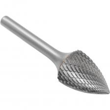 Борфреза (шарошка) по металлу сфероконическая с заостренным концом G192506, двойная насечка в форме параболы с точечным концом (заостренной головкой). Данная шарошка прекрасно снимает фаску и заусенцы, для чего чаще всего и используется. Борфреза (шарошка) по металлу сфероконическая с заостренным концом G192506, двойная насечка в форме параболы с точечным концом (заостренной головкой). Данная шарошка прекрасно снимает фаску и заусенцы, для чего чаще всего и используется.