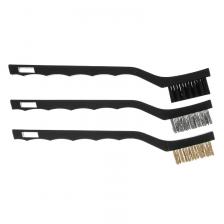 Набор щеток металлических Matrix 74860, с пластмассовой ручкой (3 шт.) Набор щеток металлических Matrix 74860, с пластмассовой ручкой (3 шт.)