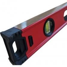 Уровень строительный магнитный Pro -1000мм Диал это профессиональный и высокоточный измерительный инструмент. Колбы с электронной калибровкой позволяют с точностью определять отклонения от горизонтали и вертикали. Усиленный корпус уровня с антикоррозийным покрытием гарантирует долгий срок службы. Удобные рукоятки с прорезиненными вставками добавляют комфорта при использовании инструмента. Торцевые амортизирующие заглушки надежно защищают инструмент при падении, а специальные отверстия дают возможность подвеса инструмента для удобного хранения. Уровень строительный магнитный серии Pro Диал представлен в нескольких размерах - 600мм, 800мм и 1000мм. Уровень строительный магнитный Pro -1000мм Диал это профессиональный и высокоточный измерительный инструмент. Колбы с электронной калибровкой позволяют с точностью определять отклонения от горизонтали и вертикали. Усиленный корпус уровня с антикоррозийным покрытием гарантирует долгий срок службы. Удобные рукоятки с прорезиненными вставками добавляют комфорта при использовании инструмента. Торцевые амортизирующие заглушки надежно защищают инструмент при падении, а специальные отверстия дают возможность подвеса инструмента для удобного хранения. Уровень строительный магнитный серии Pro Диал представлен в нескольких размерах - 600мм, 800мм и 1000мм.