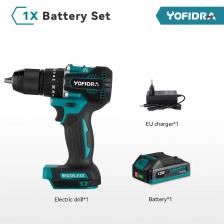 Yofidra Бесщеточная ударная дрель 13 мм 35+3 Torque 18В Yofidra Бесщеточная ударная дрель 13 мм 35+3 Torque 18В