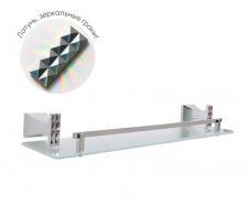 Полка для ванной комнаты Bronze de Luxe GRANI 4012, хром Полка для ванной комнаты Bronze de Luxe GRANI 4012, хром
