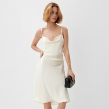 Платье женское MINAKU: Casual Collection, бежевое, размер 42 Платье женское MINAKU: Casual Collection, бежевое, размер 42