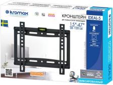 Кронштейн для телевизора Kromax IDEAL-5 белый 15"-47" макс.35кг настенный фиксированный Кронштейн для телевизора Kromax IDEAL-5 белый 15"-47" макс.35кг настенный фиксированный