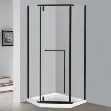 Душевой уголок Esbano Surf ESS-90PR-B 90х90 см, профиль черный, стекло прозрачное Душевой уголок Esbano Surf ESS-90PR-B 90х90 см, профиль черный, стекло прозрачное
