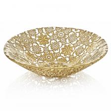 Салатник IVV Arabesque 33см золотые листья Салатник IVV Arabesque 33см золотые листья