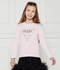 Толстовка детская Guess Regular Fit с логотипом, розовый Толстовка детская Guess Regular Fit с логотипом, розовый