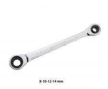 1 шт. двухсторонний ключ с трещоткой 4 в 1 многогранный гаечный ключ 8-10-12-14/9-11-13-15/16-17-18-19/17-19-22-24 мм двусторонние ручные инструменты 1 шт. двухсторонний ключ с трещоткой 4 в 1 многогранный гаечный ключ 8-10-12-14/9-11-13-15/16-17-18-19/17-19-22-24 мм двусторонние ручные инструменты