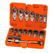 Наборы инструмента с битами Набор шарнирных насадок накидных и бит с рукояткой Maxpiler MXTF-27-SET, 27 шт., 2 адаптера, кейс Наборы инструмента с битами Набор шарнирных насадок накидных и бит с рукояткой Maxpiler MXTF-27-SET, 27 шт., 2 адаптера, кейс