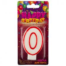 свеча для торта ВОЛШЕБНАЯ СТРАНА Цифра 0 7,5х5х1,2см 0,2ч/г без аромата свеча для торта ВОЛШЕБНАЯ СТРАНА Цифра 0 7,5х5х1,2см 0,2ч/г без аромата
