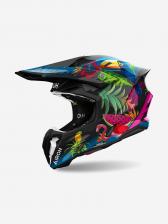 Мотошлем Кроссовый Airoh TWIST 3 AMAZONIA Glossy, Мультицвет Мотошлем Кроссовый Airoh TWIST 3 AMAZONIA Glossy, Мультицвет
