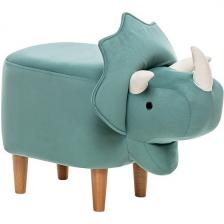 Пуф Leset Dino COMBI (Фанера,Массив дерева,Велюр/Зеленый,Белый) арт.2500000189968 Пуф Leset Dino COMBI (Фанера,Массив дерева,Велюр/Зеленый,Белый) арт.2500000189968