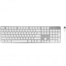 Тонкая USB-клавиатура Macally на 104 клавиши для Mac Тонкая USB-клавиатура Macally на 104 клавиши для Mac
