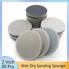 30 шт., 2-дюймовый 50-миллиметровый комплект губчатых шлифовальных дисков для влажной и сухой шлифовки, крючок и петля, зернистость 300-3000 для полировки и шлифовки автомобилей 30 шт., 2-дюймовый 50-миллиметровый комплект губчатых шлифовальных дисков для влажной и сухой шлифовки, крючок и петля, зернистость 300-3000 для полировки и шлифовки автомобилей