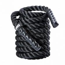 Тренировочный канат Live Pro Battle Rope LP8170-L1 3,8 см x 15 м, черный Тренировочный канат Live Pro Battle Rope LP8170-L1 3,8 см x 15 м, черный