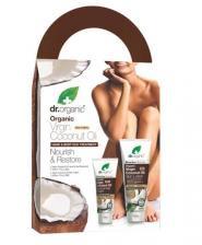 Крем для рук и ногтей Dr. Organic Coconut 100 мл + лосьон для тела 200 мл Dr.Organic Крем для рук и ногтей Dr. Organic Coconut 100 мл + лосьон для тела 200 мл Dr.Organic