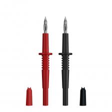 QSS 2 шт. тестовые контакты 1 мм наконечники тестового зонда Электрический разъем 4 мм штекер типа «банан» многометровая игла Q.30017 QSS 2 шт. тестовые контакты 1 мм наконечники тестового зонда Электрический разъем 4 мм штекер типа «банан» многометровая игла Q.30017