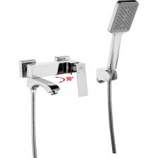 A3290-N смеситель ванно-душевой с душевым гарнитуром сатин латунь, картридж D=35 мм излив: L=184 мм, поворотный, переключение потока аэратор: "без брызг" установочный комплект + ручная лейка: ABS пластик, 110x90 мм, 1 режим, сатин/серый держатель настенный: ABS пластик, сатин шланг: 1500 мм, оплётка сталь SUS304, сатин Смеситель предназначен для подачи воды в ванну, обеспечивает комфортное использование душа. Устанавливается на вертикальная поверхность. Имеет эргономичный дизайн и отлично впишется практически в любой интерьер ванной комнаты. Наличие аэратора обеспечить равномерный поток воды, а также ее относительное смягчение. A3290-N смеситель ванно-душевой с душевым гарнитуром сатин латунь, картридж D=35 мм излив: L=184 мм, поворотный, переключение потока аэратор: "без брызг" установочный комплект + ручная лейка: ABS пластик, 110x90 мм, 1 режим, сатин/серый держатель настенный: ABS пластик, сатин шланг: 1500 мм, оплётка сталь SUS304, сатин Смеситель предназначен для подачи воды в ванну, обеспечивает комфортное использование душа. Устанавливается на вертикальная поверхность. Имеет эргономичный дизайн и отлично впишется практически в любой интерьер ванной комнаты. Наличие аэратора обеспечить равномерный поток воды, а также ее относительное смягчение.