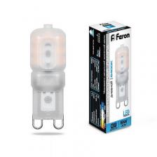 Feron Лампа светодиодная 5W 230V G9 6400К LB-430, JCD9 440Lm 25638 Feron Лампа светодиодная 5W 230V G9 6400К LB-430, JCD9 440Lm 25638