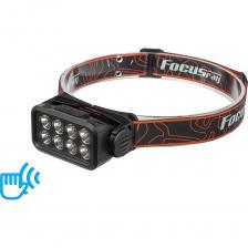 Налобный фонарь нового поколения FOCUSray 1300Цифровой дисплей: Позволяет видеть степень заряженности аккумулятора, что обеспечивает удобство в использовании.Световой поток: 200 люмен, обеспечивающий яркое освещение.Дальность освещения: 100 метров, что делает его подходящим для различных условий.Сенсорное управление: Включение и выключение фонаря осуществляется взмахом ладони перед рефлектором, что особенно удобно, когда руки запачканы (например, от машинного масла).Режимы освещения (всего 5):Яркий свет.Средний свет.Слабый свет.Мигающий свет.Сигнал SOS.Время свечения: 3 часа, что обеспечивает длительное использование.Аккумулятор: Литиевый аккумулятор 18650 с емкостью 1200 мАh.Время зарядки: Полная зарядка занимает 2 часа, осуществляется через USB-разъем.FOCUSray 1300 — это надежный и удобный налобный фонарь, который сочетает в себе современные технологии и функциональность, идеально подходящий для активного отдыха, работы и повседневного использования. Налобный фонарь нового поколения FOCUSray 1300Цифровой дисплей: Позволяет видеть степень заряженности аккумулятора, что обеспечивает удобство в использовании.Световой поток: 200 люмен, обеспечивающий яркое освещение.Дальность освещения: 100 метров, что делает его подходящим для различных условий.Сенсорное управление: Включение и выключение фонаря осуществляется взмахом ладони перед рефлектором, что особенно удобно, когда руки запачканы (например, от машинного масла).Режимы освещения (всего 5):Яркий свет.Средний свет.Слабый свет.Мигающий свет.Сигнал SOS.Время свечения: 3 часа, что обеспечивает длительное использование.Аккумулятор: Литиевый аккумулятор 18650 с емкостью 1200 мАh.Время зарядки: Полная зарядка занимает 2 часа, осуществляется через USB-разъем.FOCUSray 1300 — это надежный и удобный налобный фонарь, который сочетает в себе современные технологии и функциональность, идеально подходящий для активного отдыха, работы и повседневного использования.