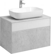 Тумба под раковину Aquaton Марбл 80 1A276201MH4C0 слэйт/белый матовый Тумба под раковину Aquaton Марбл 80 1A276201MH4C0 слэйт/белый матовый