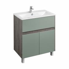 Тумба Aquaton «Форест», под раковину «Элина 75», 730x455x733 мм, цвет дуб рошелье/сумеречный голубой Тумба Aquaton «Форест», под раковину «Элина 75», 730x455x733 мм, цвет дуб рошелье/сумеречный голубой